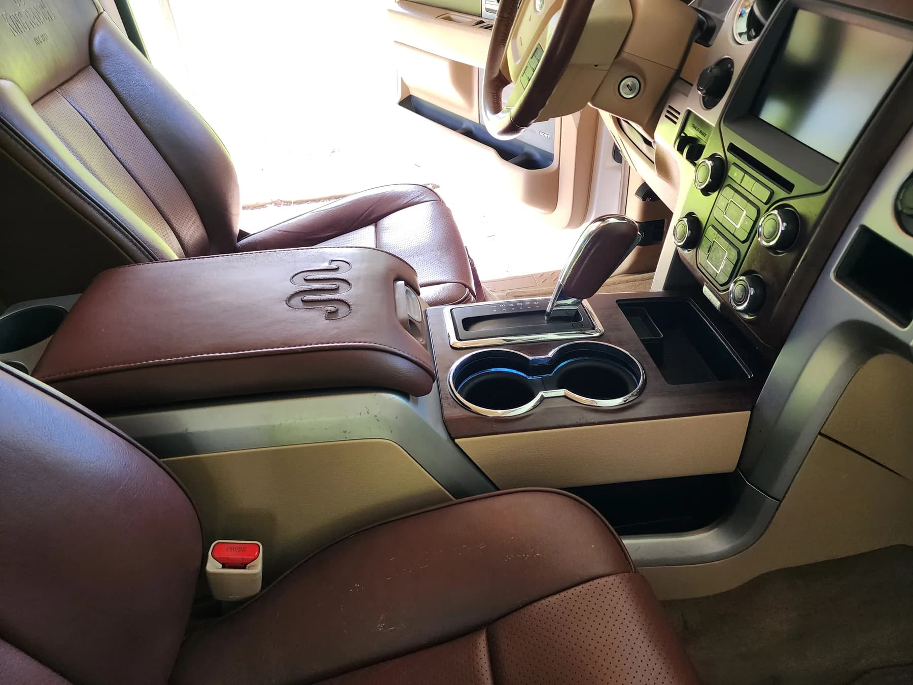 King Ranch leather cabin restoration