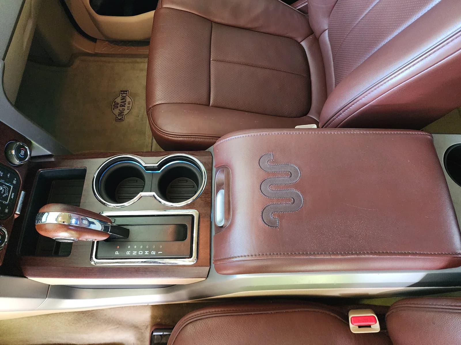 Leather Console Restoration